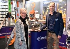 Claudia van der Assen samen met Emile Brandt van IP Sander. 